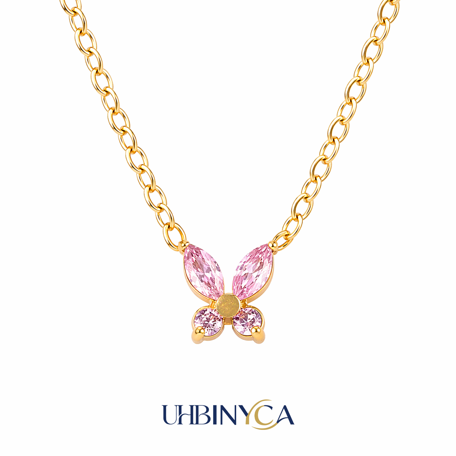 Butterfly Clasp Deployant - Colar com Pingente de Borboleta em
