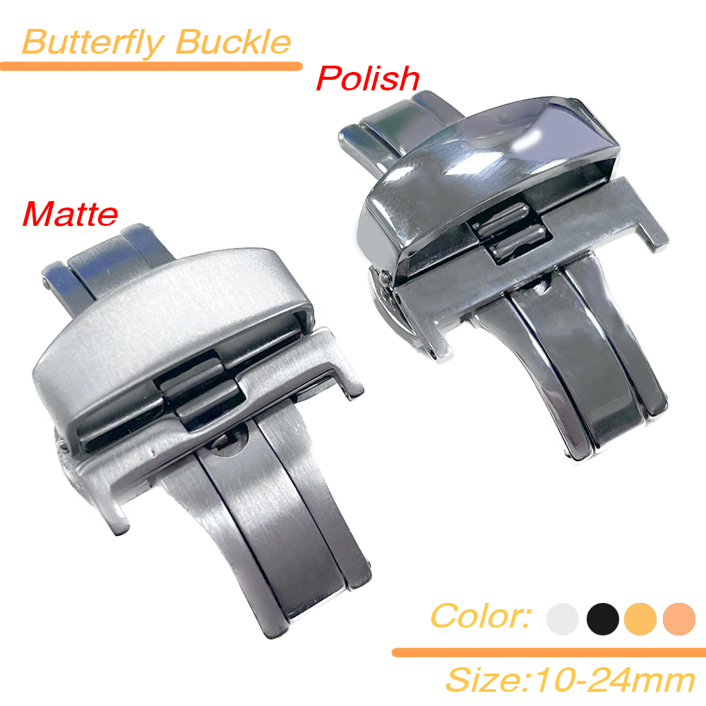 Butterfly Clasp Deployant - Fecho de metal para seiko polimento