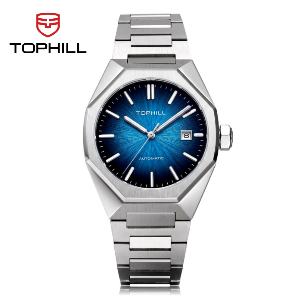Butterfly Clasp Deployant - Relógios Mecânicos TOPHILL 39mm Miyota 8215