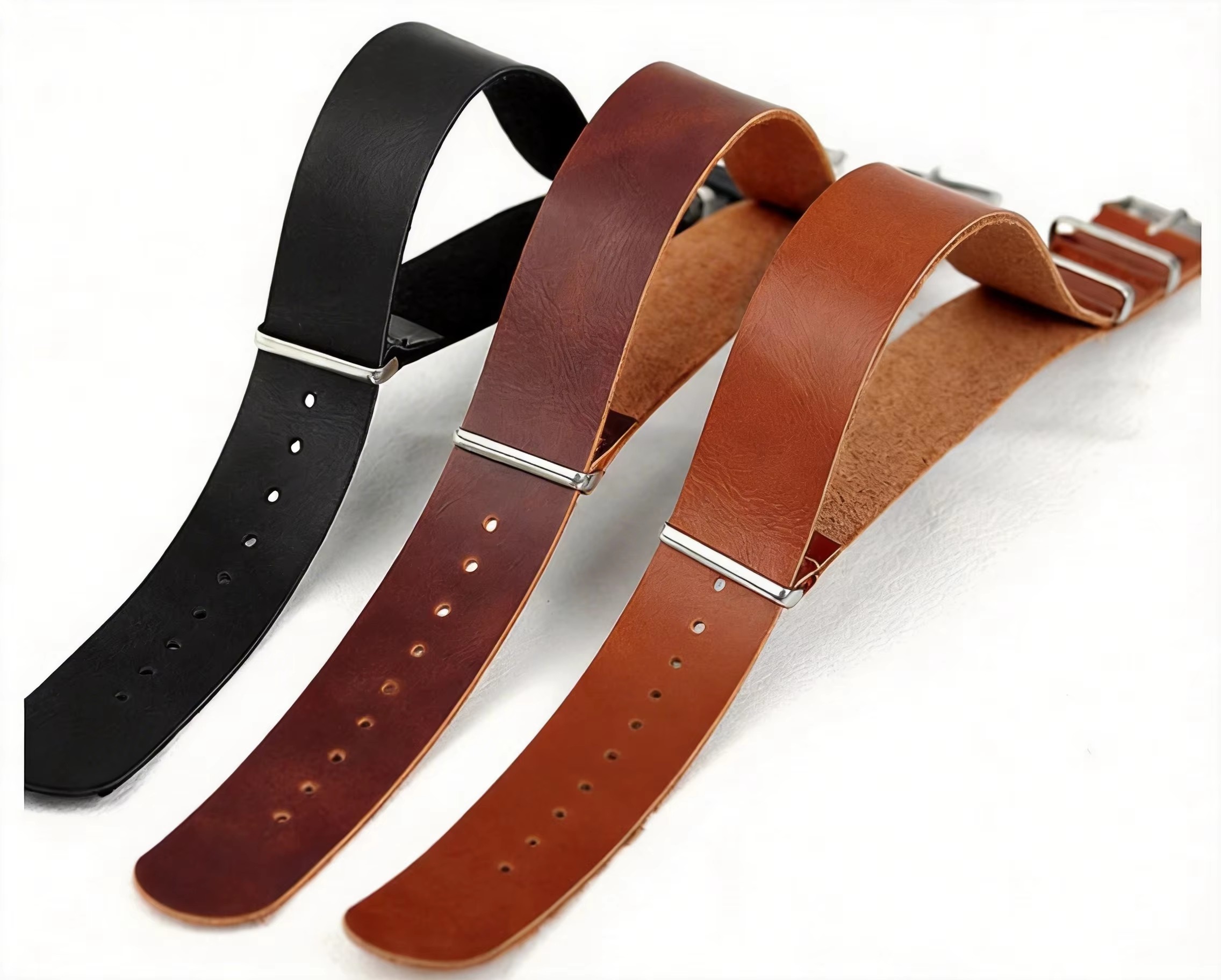 Tropic Strap Vintage - Pulseira de relógio em couro vintage,