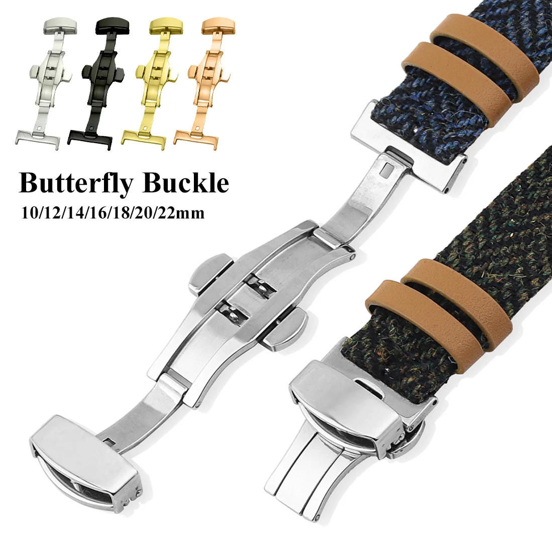 Fivela de relógio dobrável bor - Butterfly Clasp Deployant avaliação e preço