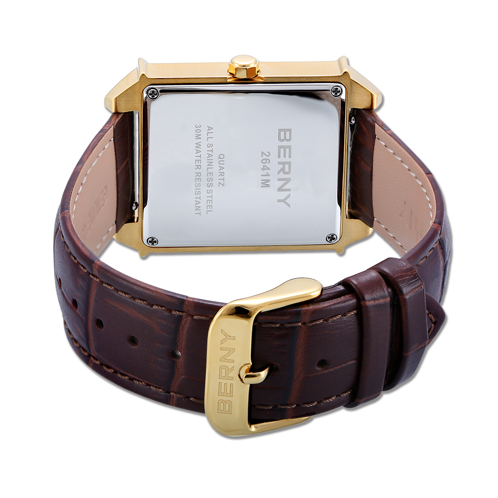 Relógio de Quartzo BERNY 6P25  - Cartier Watch Tank avaliação e preço