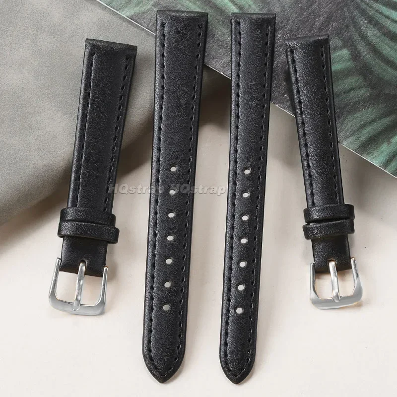 Pulseira de couro pu 10mm 12mm - Suede Strap Watch avaliação e preço