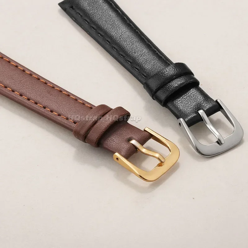Pulseira de couro pu 10mm 12mm - Suede Strap Watch avaliação e preço